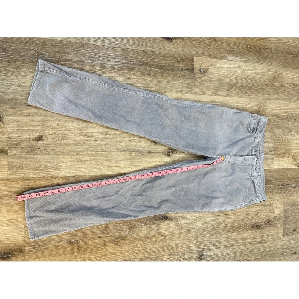 Braxton Vintage Mens Light Gray Corduroy‎ Straight Leg Pants Size 38x34 Macau